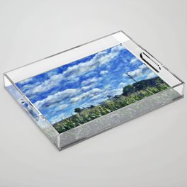 Blue Sky and Cornfields in Lancaster Acrylic Tray