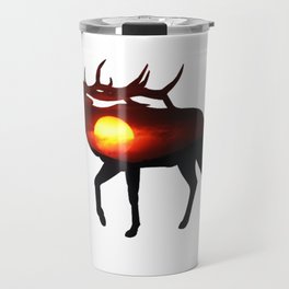 Elk of the Sunrise Travel Mug