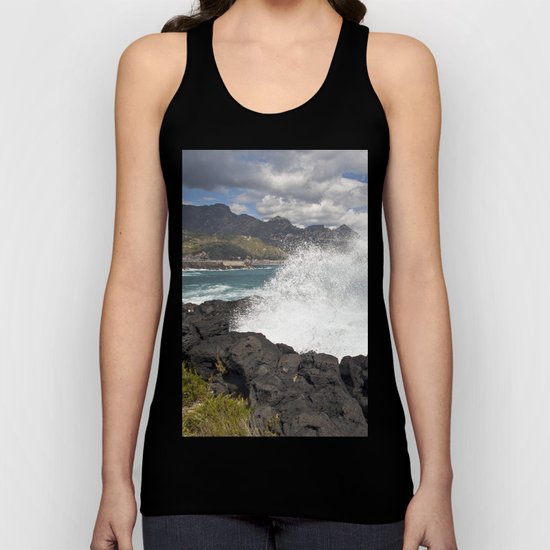 WAVES BEACH - SICILY Unisex Tank Top