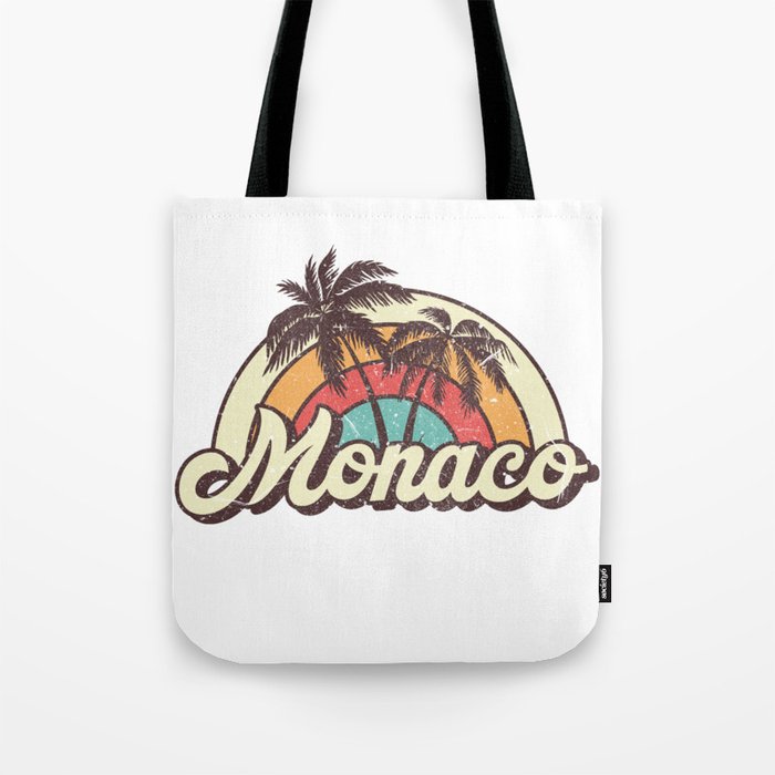 Monaco beach city Tote Bag