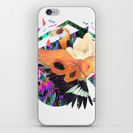 PAPAYA by Carboardcities and Kris tate iPhone & iPod Skin