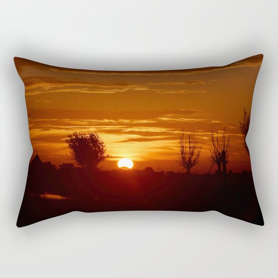 City Sunlight Rectangular Pillow