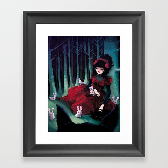 Asleep Framed Art Print