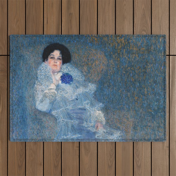 Gustav Klimt - Marie Henneberg 1901 Outdoor Rug