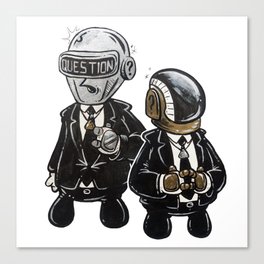 Daft Punk French Canvas Print