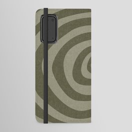 boho hypnosis - olive Android Wallet Case
