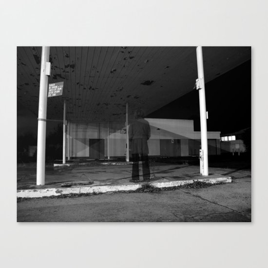 then just for a moment... I would materialise - VACANCY zine Canvas Print