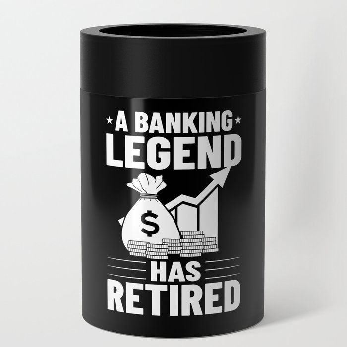 Retired Banker Investment Banking Money Bank Can Cooler