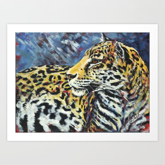 Amur Leopard Art Print