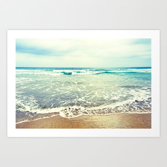 Oh, the sea, the sea... Art Print