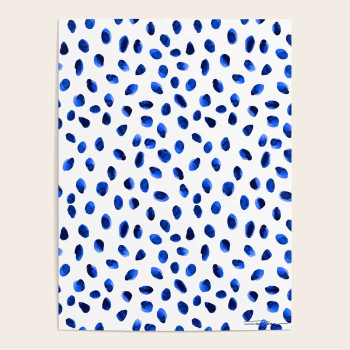 Seeing Blue Spots Poster by Limezinnias Design Society6
