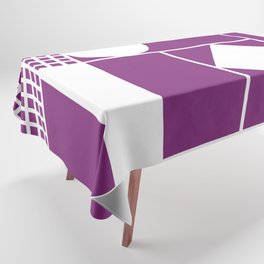 Geometric balance modern shapes composition 20 Tablecloth