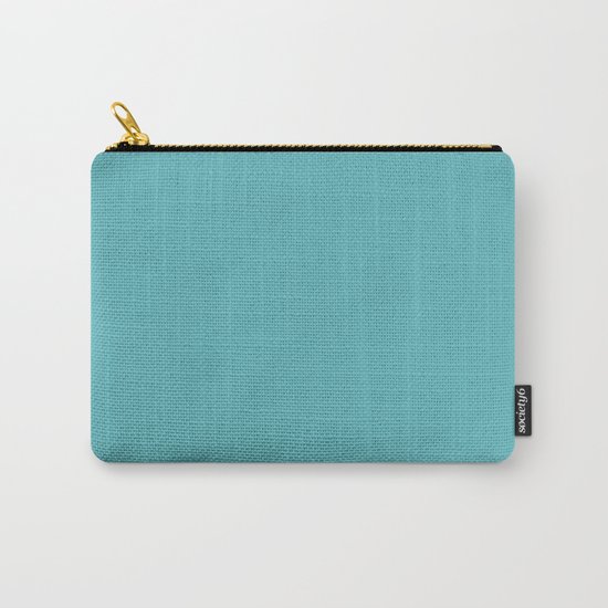 Simply Aqua- Mix and Match- A darker day at the Beach Carry-All Pouch