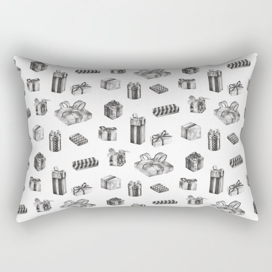 Birthday Presents by Chrissy Curtin Rectangular Pillow