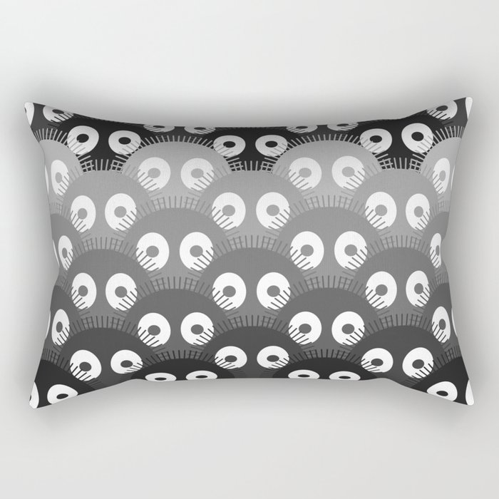 susuwatari pattern Rectangular Pillow