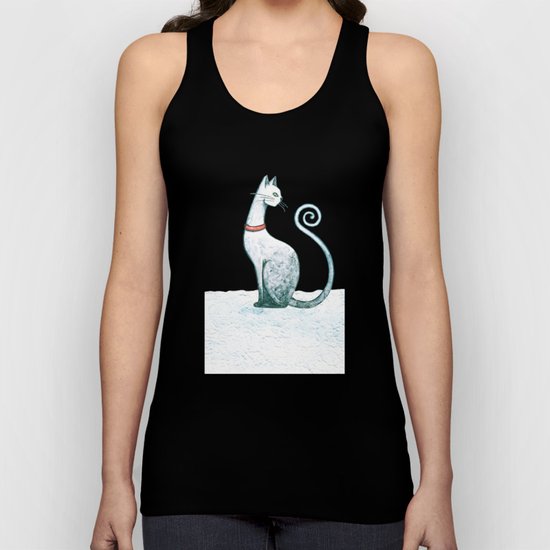 Winter Cat Unisex Tank Top