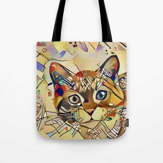 Cat Basil Tote Bag
