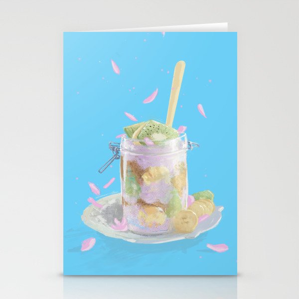 Colorful desserts #1 Stationery Cards