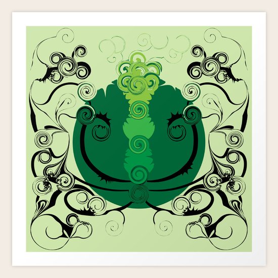Greed Art Print