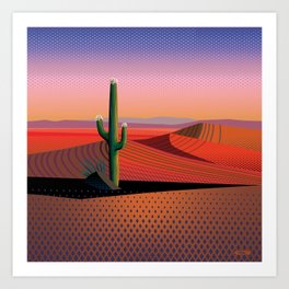 Saguaro Spiritual Art Print