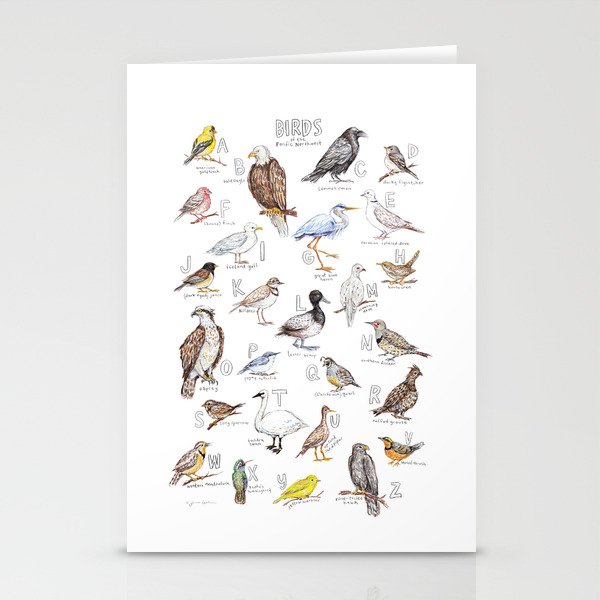 Birds of the Pacific Northwest Stationery Cards