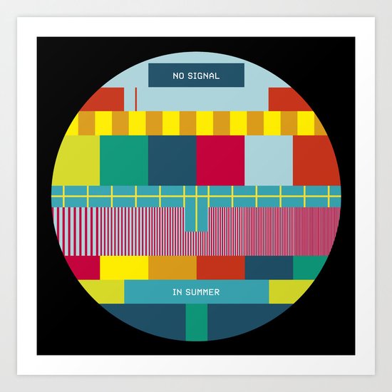 NØ SIGNAℓ Art Print