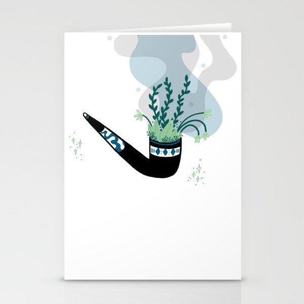 Garden pipe Stationery Cards