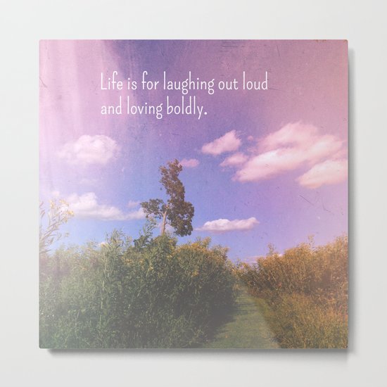 Loving Boldly Metal Print