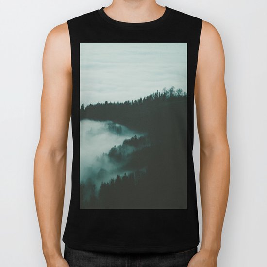 dark fog Biker Tank