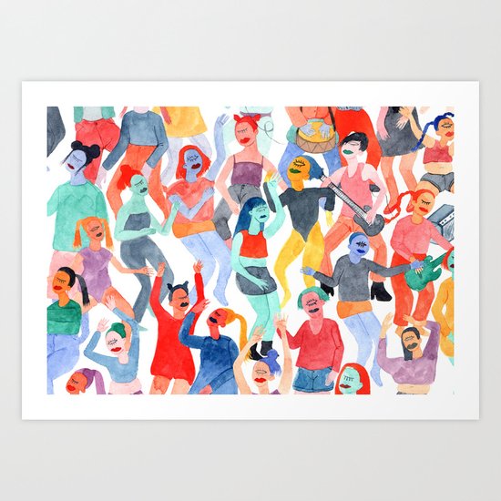 Festival Art Print
