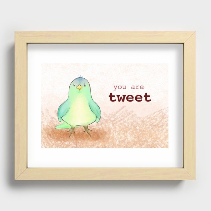 Tweetie Pie Recessed Framed Print