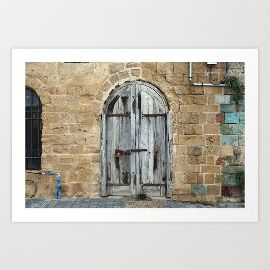 Tel Aviv Doors 4 Art Print