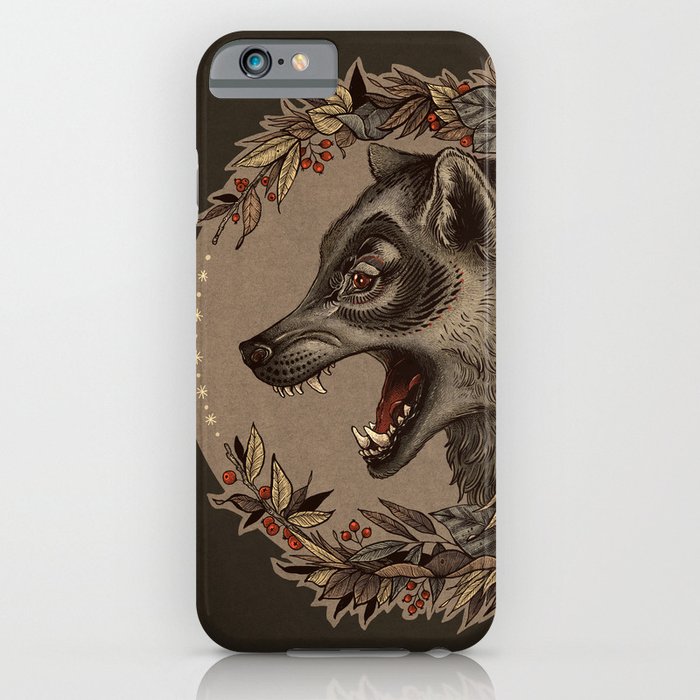 A Little Wolf Moon iPhone Case