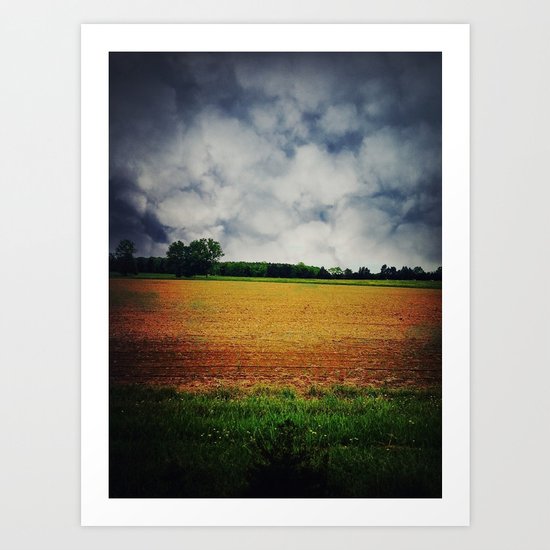 calm before the storm Art Print