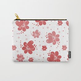 Heart flowers Carry-All Pouch