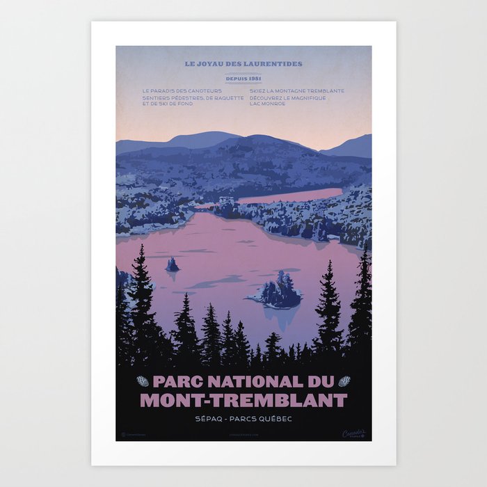 Parc National du Mont-Tremblant Art Print