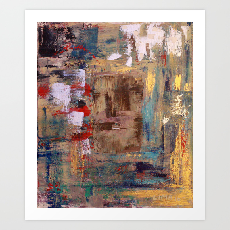 Thinking In Color My Leo Miaou Miaou Abstract Acrylic