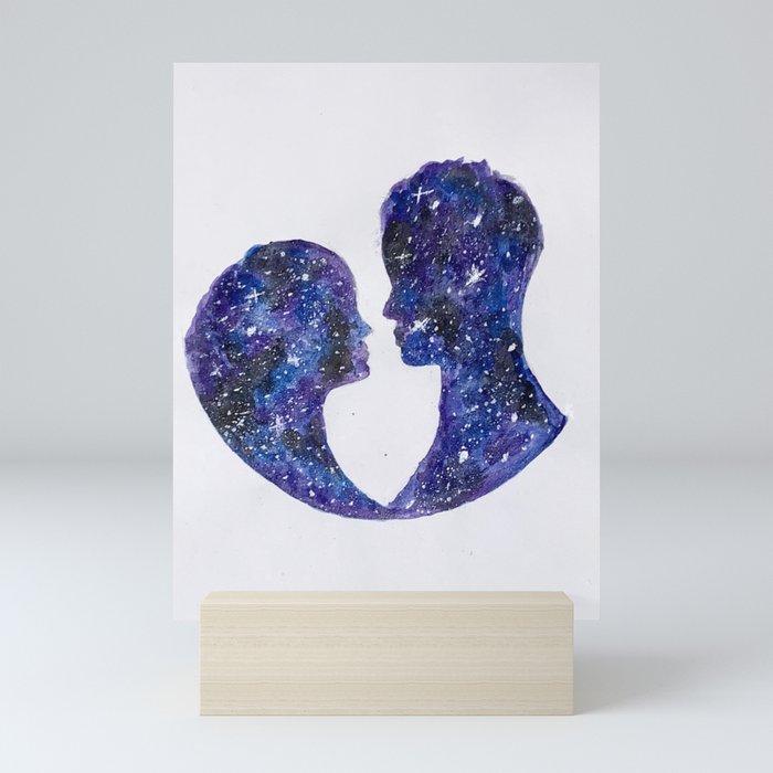 Galactic Love Mini Art Print
