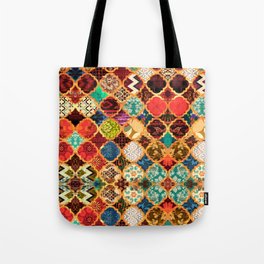 -A32- Epic Colored Traditional Moroccan Artwork. Tote Bag