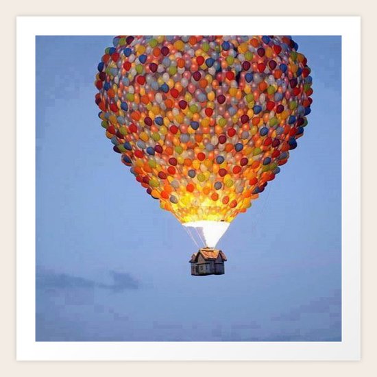 ballons home Art Print