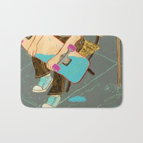 Sk8 or Die Bath Mat