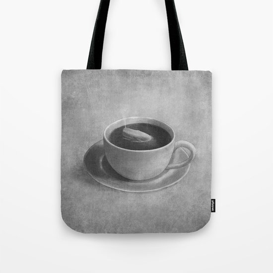 Whale in a tea cup Tote Bag