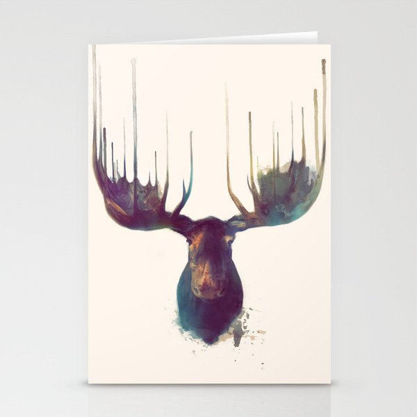 Moose Stationery Cards