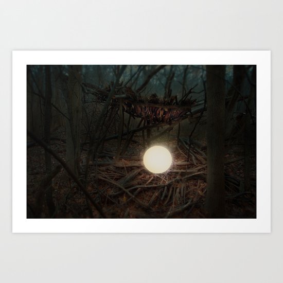 building sleep Art Print