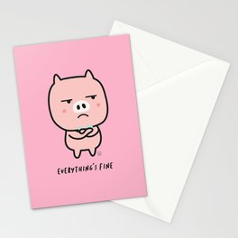 Everything's fine Stationery Cards