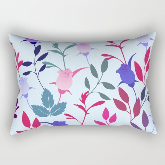 Flower Pattern III Rectangular Pillow
