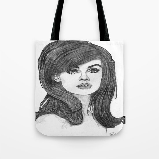 Jean Shrimpton Tote Bag