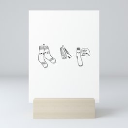This Socks. Mini Art Print