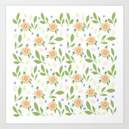 floral spring mood Art Print