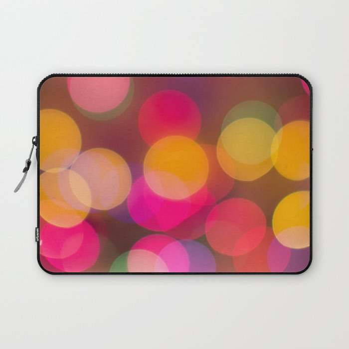 Christmas Lights blur Laptop Sleeve